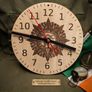 Irish Defence Forces - 7" Laser Engraved Wooden Clock Image 2