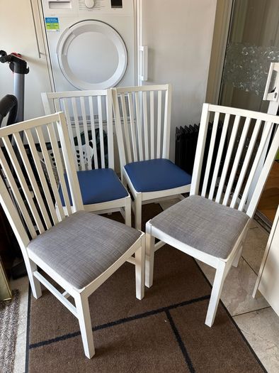 x4 IKEA Wooden dining chairs