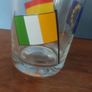 Fabulous Rare Boyne Valley Honey EU Flags Glass featuring Spain & Ireland ( But the Irish Flag is Wrong!) Image 3