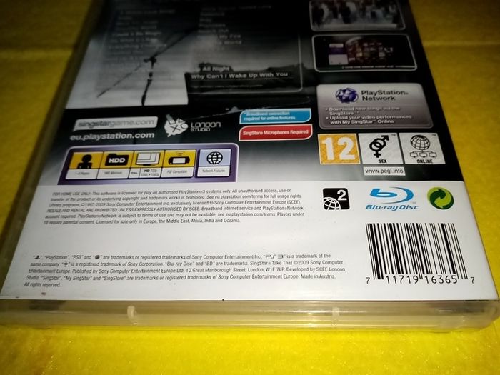 Singstar Take That PlayStation 3 Ps3 Games Original