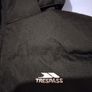 Trespass Waterproof Padded Hooded Jacket, Black Image 4