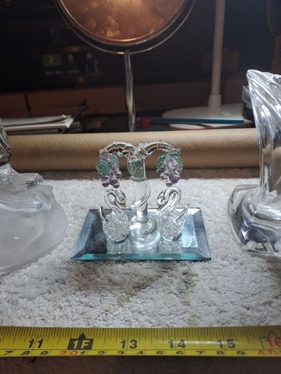 Glass crystal figures