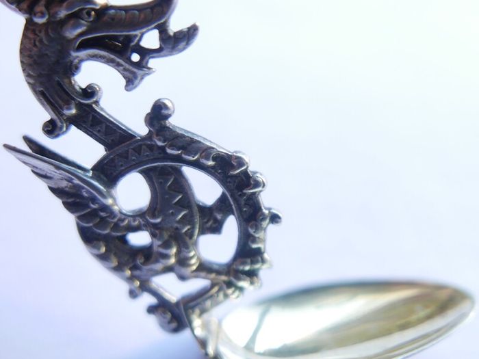 Antique 835 Silver Spoon, Highly Decorated Silver 835 - 26,5g