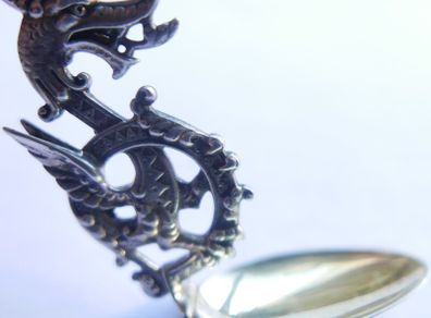 Antique 835 Silver Spoon, Highly Decorated Silver 835 - 26,5g