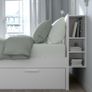 Brimnes bed / bed side tables and mattress Image 5