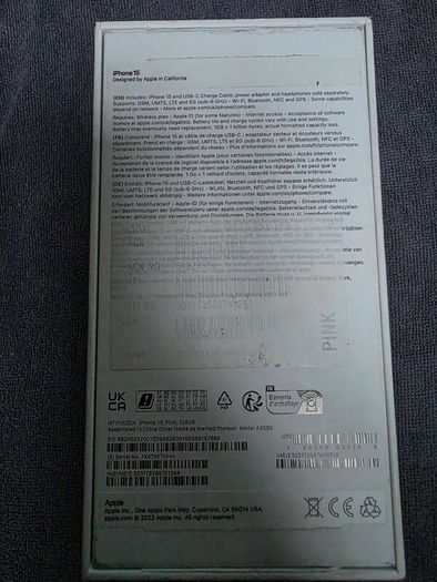 iPhone 15 Pink 128 GB