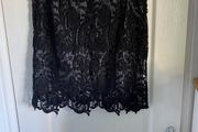 Monsoon ladies black crochet skirt