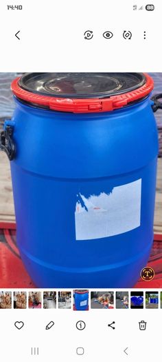 plastic barrels