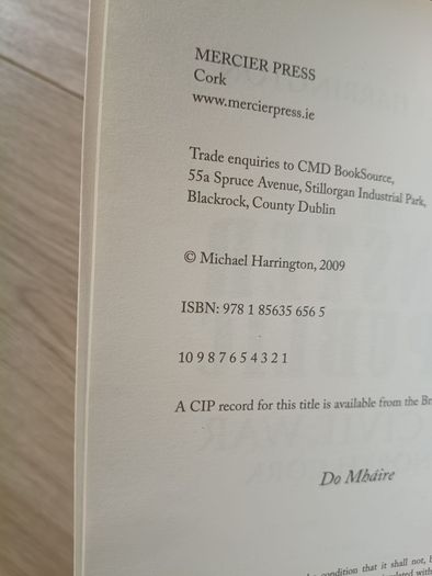 The Munster Republic the Civil War in North Cork by Michael Harrington in very good condition FREE STANDARD POSTAGE INCLUDED