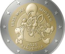 Slovenia 2 Euro Commemorative Coin 2025 - Miki Muster. UNCIRCULATED.