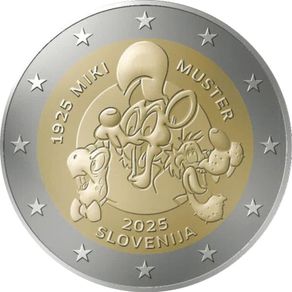 Slovenia 2 Euro Commemorative Coin 2025 - Miki Muster. UNCIRCULATED.