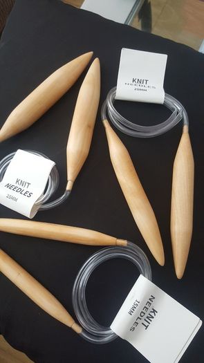Jumbo 15mm 20mm 25mm Wooden Circular Needles 1pc
