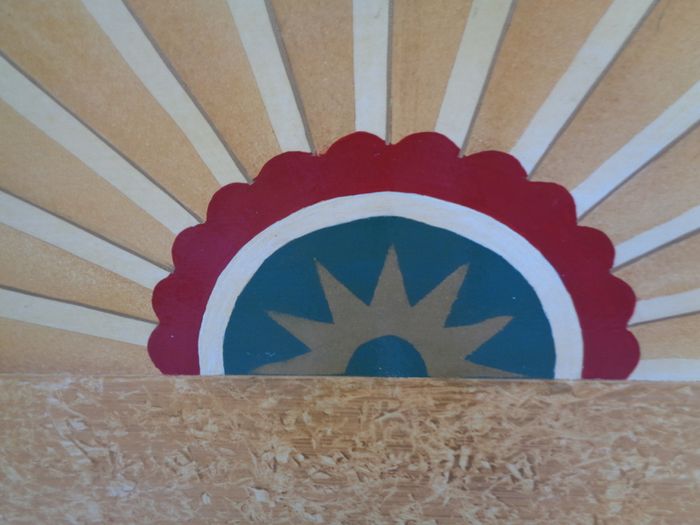 Hand Painted Single Bed Headboard for Sale
