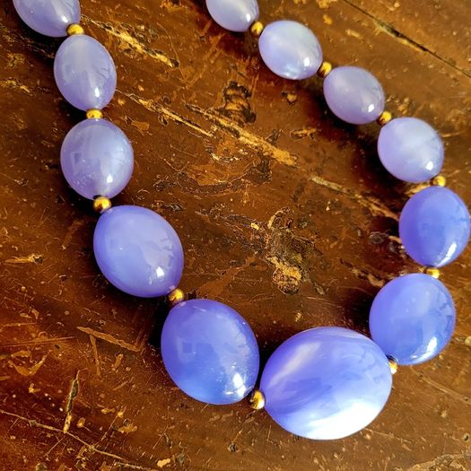 Vintage lavender necklace