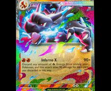 Mega Charizard X EX 013/094 Double Rare Holo Phantasmal Flames Pokemon Card