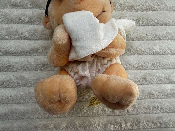 Playmakers Animals rare Baby in glasses approx. 20 cm. no eyes Dirty Plush Please look at the pictures