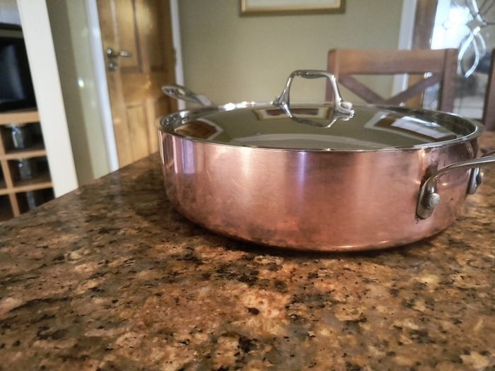 Stellar Copper Coated 28cm Saute Pan