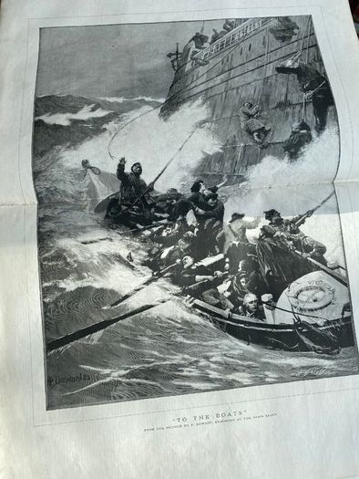 750 bound pages 1889 Graphic Magazine