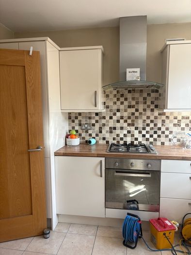 Cream High Gloss Kitchen