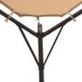 Gazebo Pavilion Tent Canopy 4x4 m Steel Beige Image 5