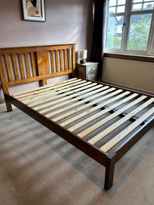 Solid wood King bedframe
