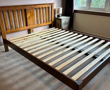Solid wood King bedframe