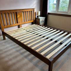 Solid wood King bedframe
