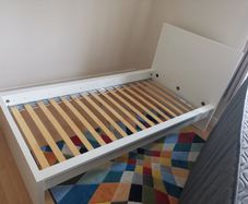 Ikea Malm single bed and mattress