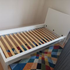 Ikea Malm single bed and mattress