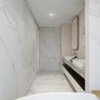 Statuario Belgia Marble-Effect Matt Porcelain Tile 240x120cm Image 2