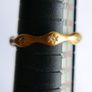 Vintage Sterling Silver 925 - 18KT Gold Plated Laura CZ Ring 2,67g size S Image 3