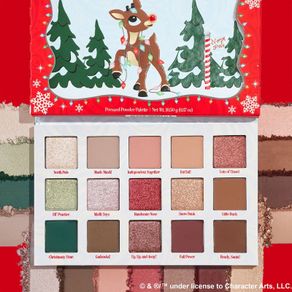 Colourpop rudolph the red-nosed reindeer palette new