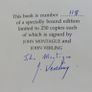 The Lost Notebook. Limited Signed Edition 1987. Image 4