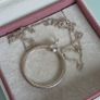 Pandora large O pendant necklace size ajustable. Very good condition Image 6