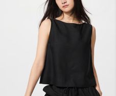 Uniqlo linen blend blouse BNWT