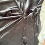 ladies dress  satin look wrap around Image 4