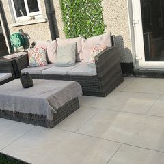 Grey Rattan Garden furniture Set 4pce