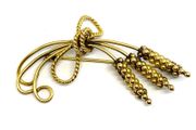 Rare brooch Murat Paris Gold Plated French Brooch