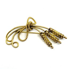 Rare brooch Murat Paris Gold Plated French Brooch