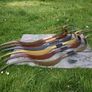 Archery Bow, Recurve 49" Horsebow, Left/Right hand (18-24 LBS) +3x arrows Image 2