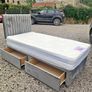 Single bed and mattress Image 2