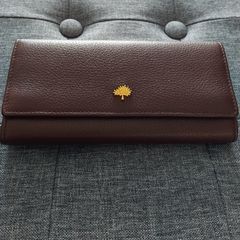 REDUCED -Mulberry Tree Continental Wallet in exceptional condition- oxblood colour
