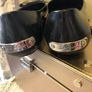 Ted Baker black flat shoes with glitter bow Image 3