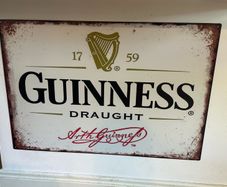 Large Guinness sign