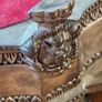 Silver Plate VINTAGE box Lion Claw Footed DIEU ET MON DROIT .In good condition. See photos for same. Image 5