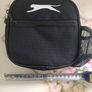 Slazenger Black Lunch Bag / Sports Pouch with Bottle Holder Image 3