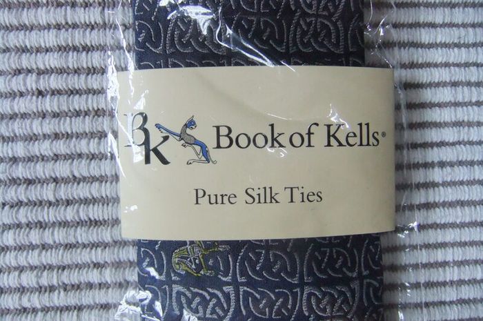 Book Of Kells Silk Tie. Traditional Crafts.  New