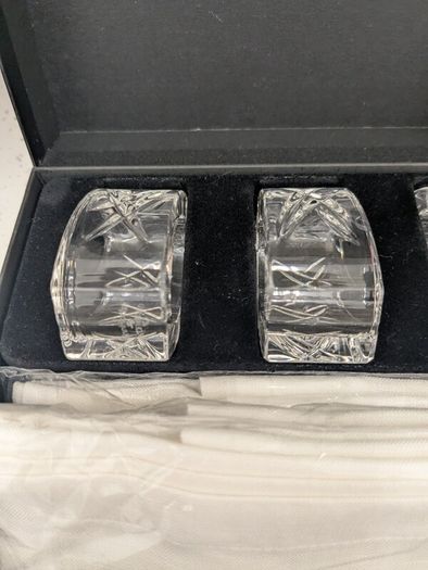 Waterfod crystal by John Rocha napkin holders