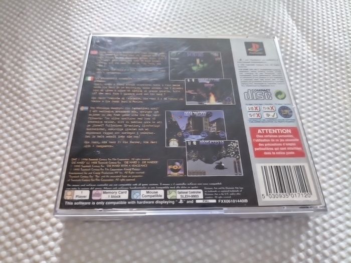 Die Hard Trilogy PlayStation1 Ps1 PlayStation2 Ps2 Games Original