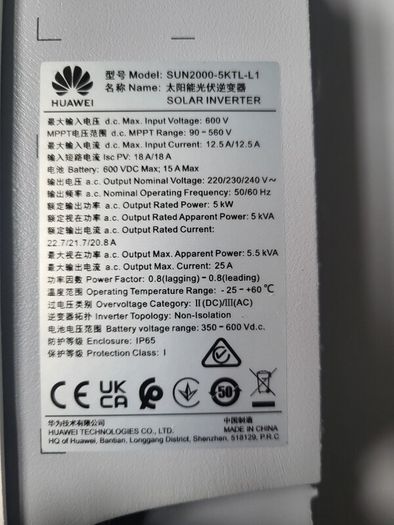 Huawei Solar Pannell Inverter